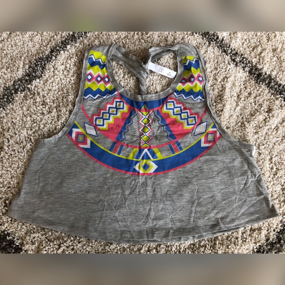 Heather Grey Crop Top